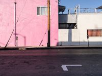 Los Angeles Storefronts on Asphalt Streets