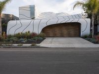 Los Angeles: Straight Road with Modern Residential Buildings