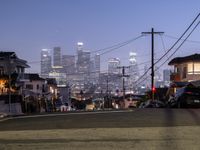 Los Angeles Street at Night: A Play of Artificial Light