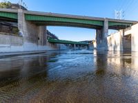 Los Angeles Suburban Bridge: Under a Clear Sky