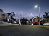 Los Angeles Suburban Night Scene
