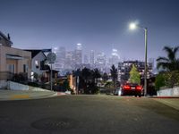 Los Angeles Suburban Night Scene