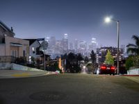 Los Angeles Suburban Night Scene