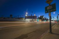 Los Angeles Suburban Streets with City Lights 001