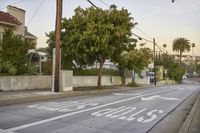 Los Angeles: Tree-lined Streets Under a Clear Sky