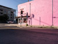 Los Angeles Street: Asphalt Roads and Urban Storefronts