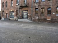 Los Angeles Urban Scene: Brick Wall and Building
