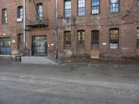 Los Angeles Urban Scene: Brick Wall and Building