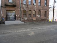Los Angeles Urban Scene: Brick Wall and Building