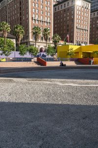 Urban Cityscape in Los Angeles, California, USA