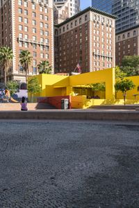 Urban Cityscape in Los Angeles, California, USA