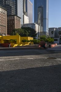 Urban Cityscape in Los Angeles, California, USA