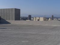 Los Angeles Urban Landscape: High-rise Building Against a Clear Sky