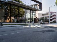 Los Angeles Urban Scene: Clear Skies and Modern Architecture