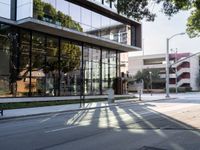 Los Angeles Urban Scene: Clear Skies and Modern Architecture