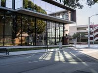 Los Angeles Urban Scene: Clear Skies and Modern Architecture