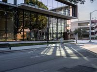 Los Angeles Urban Scene: Clear Skies and Modern Architecture