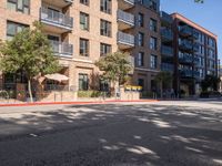 Los Angeles Urban Road with Clear California Sky
