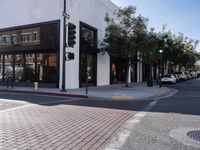 Los Angeles Urban Road and Storefronts