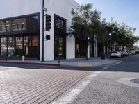 Los Angeles Urban Road and Storefronts