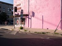 Los Angeles: Urban Skyline with Storefronts