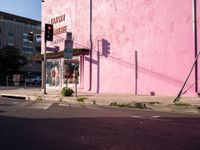 Los Angeles: Urban Skyline with Storefronts
