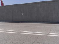 Los Angeles Urban Street: Metal Fence and Cityscape