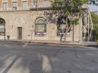 Los Angeles Warehouse Building on Concrete Street 001