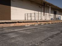 Los Angeles Warehouse District on a Clear Day