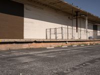 Los Angeles Warehouse District on a Clear Day