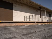 Los Angeles Warehouse District on a Clear Day