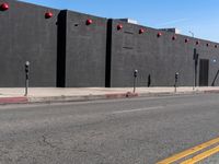 Los Angeles Warehouse District: A Clear Sky View