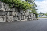 Low Angle View of Residential Street in Toronto, Ontario, Canada