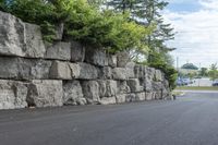 Low Angle View of Residential Street in Toronto, Ontario, Canada