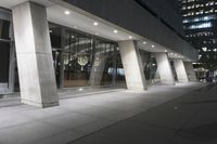 Low Rise Building with Concrete Facade