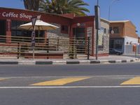 Luderitz Residential Area, South Africa Under a Clear Sky