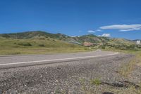 Lush Landscape with Asphalt Road