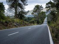 Lush Landscape of Nature in Spain: Mountains and Clouds