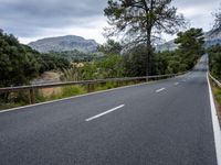 Lush Landscape of Nature in Spain: Mountains and Clouds