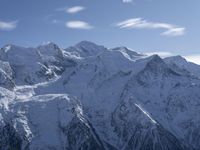 Majestic Alps Snowy Mountain Landscape