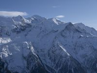 Majestic Alps Snowy Mountain Landscape