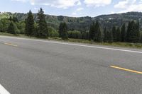 Majestic Mountains and Asphalt Road in Colorado Landscape (003)