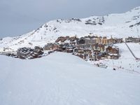 Majestic Mountains: A Snowy Landscape in France