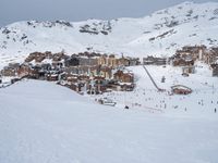 Majestic Mountains: A Snowy Landscape in France