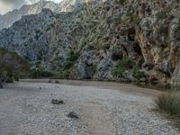 Majorca Spain Rock Wall Landscape