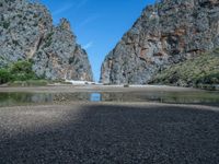 Majorca, Spain: Rock Walls and Shadows