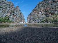 Majorca, Spain: Rock Walls and Shadows