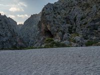 Scenic Landscape in Majorca, Spain with a Wall