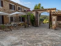 Majorca's Agricultural Fields and Farmhouses in Spain