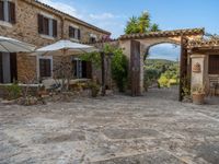 Majorca's Agricultural Fields and Farmhouses in Spain